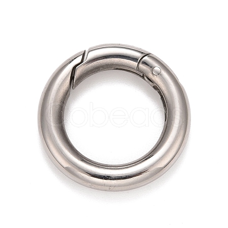 304 Stainless Steel Spring Gate Rings STAS-M296-01P-A-1