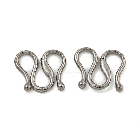 304 Stainless Steel S-Hook Clasps STAS-U007-19A-P-1