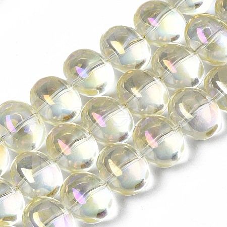 Electroplate Glass Beads Strand EGLA-S188-22-B02-1