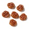 Opaque Lampwork Beads, Rose, Peru, 13x8mm, Hole: 1mm, about 58~70pcs/100g