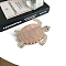 Turtles Cellulose Acetate Claw Hair Clips, Hair Accessories for Women & Girls, Dark Salmon, 110x78mm