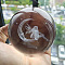 Inner Carving Glass Crystal Ball Diaplay Decoration, Fengshui Home Decor, Angel & Fairy, 60mm