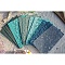 16Pcs Scrapbook Paper Pad, for DIY Album Scrapbook, Greeting Card, Background Paper, Turquoise, 140x100mm, 16pcs/set