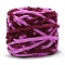 Soft Crocheting Polyester Yarn, Thick Knitting Yarn for Scarf, Bag, Cushion Making, Segment Dyed, Purple, 7mm, about 43.74 Yards(40m)/Skein