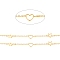 Brass Cable Chains, with Linking Rings, Soldered, with Spool, Long-Lasting Plated, Heart & Star,Real 18K Gold Plated, 1.6x2x0.4mm, about 32.8 Feet(10m)/roll