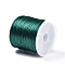 30M Elastic Crystal Thread, Jewelry Beading Cords, For Stretch Bracelet Making, Dark Green, 0.8mm, about 32.81 Yards(30m)/Roll