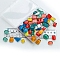 Mixed Shapes Glass Cabochons, Mosaic Tiles, for DIY Mosaic Art Crafts, Mixed Color, 7~15x4mm, about 106pcs/set