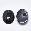 Natural Banded Agate/Striped Agate Cabochons G-T122-22E-2