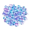 Electroplate Glass Beads EGLA-E059-F02-2
