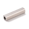 Tarnish Resistant 304 Stainless Steel Magnetic Clasps with Glue-in Ends STAS-F276-05P-01-1