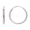 925 Sterling Silver Hoop Earring Findings STER-E062-05B-S-2