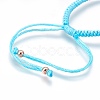 Nylon Cord Braided Bead Bracelets Making BJEW-F360-FRG17-3