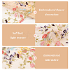 2 Yards Polyester Embroidery Floral Mesh Fabric OCOR-WH0058-56A-4