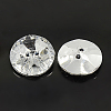Acrylic Rhinestone Buttons BUTT-A013-16L-01-2
