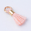 Polycotton(Polyester Cotton) Tassel Pendant Decorations X-OCOR-S102-11-2