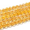 Natural Citrine Beads Strands G-E326-10mm-01-1