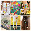 110Pcs 11 Colors Polyester Tassel Pendants FIND-TA0002-44-9