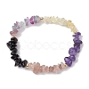 Pisces Guardian Gemstone Stretch Bracelets BJEW-JB11108-02-1