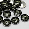 Taiwan Acrylic Rhinestone Buttons BUTT-F022-10mm-27-1
