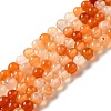 Natural Agate Beads Strands G-F417-01-6mm-1