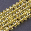 Synthetic Citrine Beads Strands G-C076-8mm-6A-1