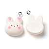 Cartoon Opaque Resin Pendants RESI-R440-02-2