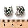 Alloy Rhinestone European Beads FIND-Q115-09P-3