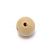 Schima Wood European Beads WOOD-WH0115-65A-2