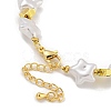 Rack Plating Brass and ABS Imitation Pearl Bracelets BJEW-B106-14G-3