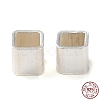 925 Sterling Silver Tube Beads STER-P053-07B-S-1