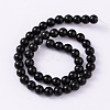 Dyed Natural Jade Round Bead Strands G-O113-19-6mm-2