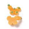 Cute Opaque Resin Cabochons RESI-L037-06-2