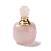 Natural Rose Quartz Dropper Bottles DJEW-K024-01G-05-2