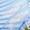 Sew on Flower Appliques PATC-WH0005-46B-4