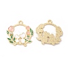 Alloy Enamel Pendants ENAM-C005-29G-02-1