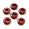 Natural Red Jasper European Beads G-C134-01A-1