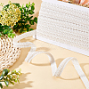 Polyester Braided Lace Trim OCOR-WH0074-92A-6