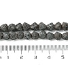 Natural Lava Rock Beads Strands G-H020-O02-01-4