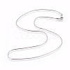 304 Stainless Steel Snake Chain Necklaces NJEW-L160-010P-2