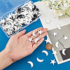   200Pcs 2 Style Acrylic Wall Stickers FIND-PH0010-80-3