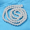 ABS Plastic Imitation Pearl Round Beads MACR-S789-6mm-01-2