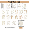 Wood Table Numbers Cards DJEW-WH0034-53-2