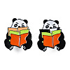 Panda Reading Enamel Pin JEWB-N007-260-2