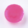 Glitter Translucent Resin Cabochons RESI-S364-43A-M-3