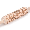 Christmas Reindeer Wooden Rolling Pins DIY-E034-10D-2