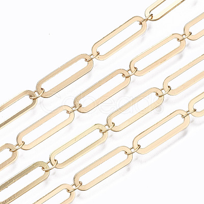 Brass Paperclip Chains CHC-S009-009KC-1