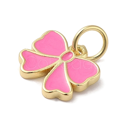 Rack Plating Brass Enamel Charms KK-B092-13G-01-1