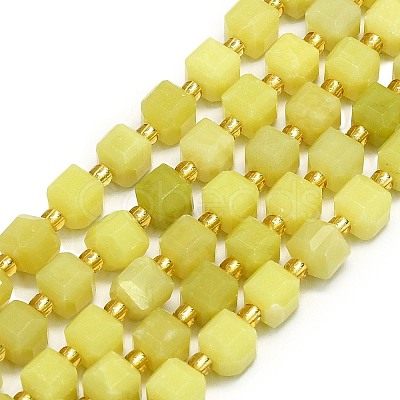 Natural Lemon Jade Beads Strands G-I376-D26-01-1