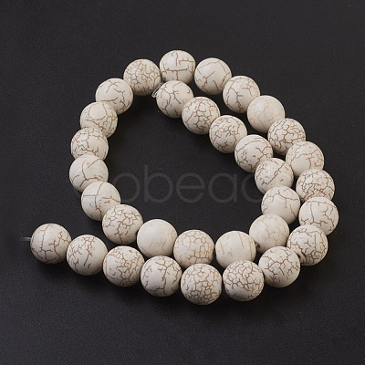 Synthetic Magnesite Beads Strands TURQ-S192-12mm-1-1