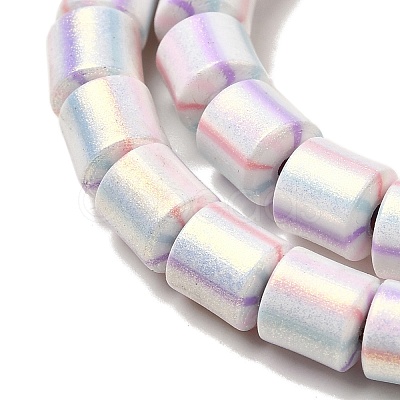 Polymer Clay Beads Strands CLAY-H006-04F-1